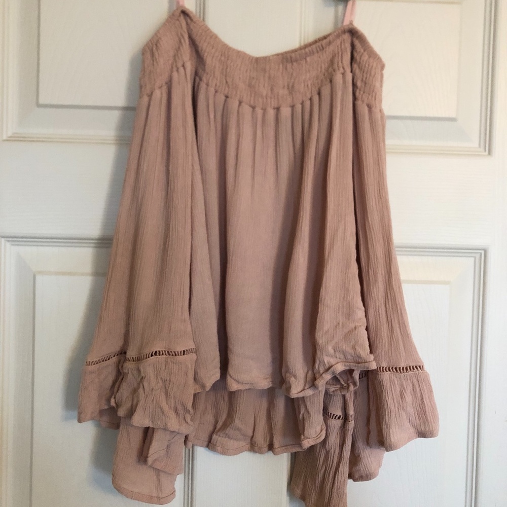 Long sleeve crop top